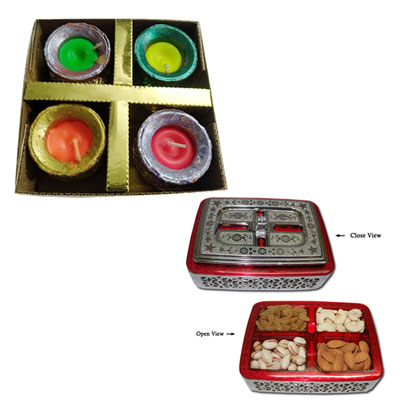 "Diwali Dryfruit Hamper - code DH01 - Click here to View more details about this Product